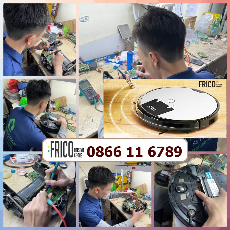 Dịch vụ sửa chữa robot hút bụi Frico chính hãng