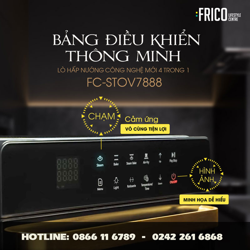 Lò nướng Frico lựa chọn tin cậy cho không gian bếp