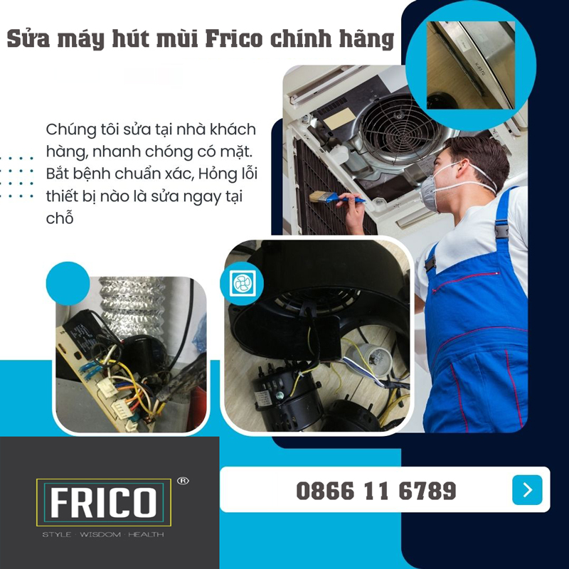 Trung tam bao hanh sua chua may hut mui Frico