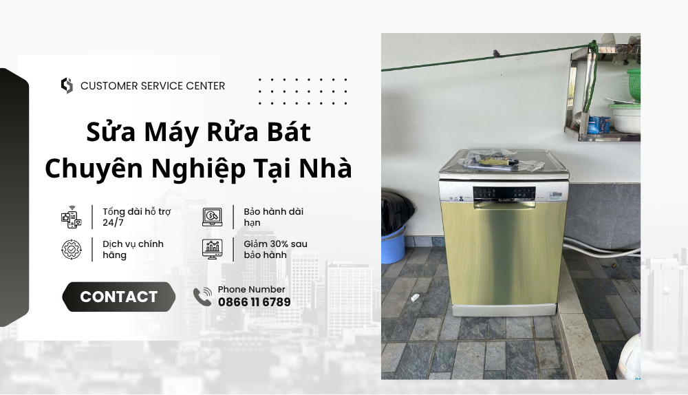 Trung tâm sửa máy rửa bát uy tín tại nhà