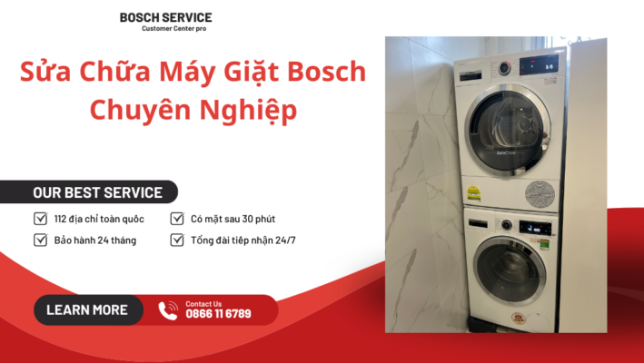 Trung tâm sửa máy giặt Bosch tại nhà